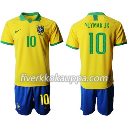 Jalkapallo Pelipaidat/Peliasut Brasilia NEYMAR JR 10 Lasten Kotipelipaita Copa América 2019